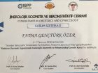 Op. Dr. Fatma Gençtürk Özer Kadın Hastalıkları ve Doğum sertifikası