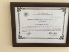 Op. Dr. Suzan Gençsoy Kadın Hastalıkları ve Doğum sertifikası