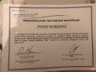Uzm. Psk. Yekta Korkmaz Psikoloji sertifikası