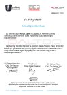 Dt. Yakup Aşar Diş Hekimi sertifikası