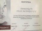 Uzm. Dr. Filiz Altıoğlu Çığ Dermatoloji sertifikası