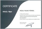 Dr. Hilal Yıldız Yüksel Diş Hekimi sertifikası