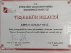 Dt. Erdem Alperen OFLİ Diş Hekimi sertifikası