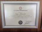 Dr. Dt. Zafer Ayhan Diş Hekimi sertifikası