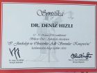 Prof. Dr. Deniz Ulaş Kadın Hastalıkları ve Doğum sertifikası