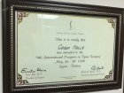 Op. Dr. Gürkan Mola Ortopedi ve Travmatoloji sertifikası