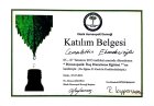 Dr. Cemalettin Ekmekcioğlu Geleneksel ve Tamamlayıcı Tıp sertifikası