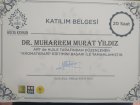 Op. Dr. Muharrem Murat Yıldız Üroloji sertifikası