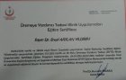 Op. Dr. Emel Arslan Yıldırım Kadın Hastalıkları ve Doğum sertifikası