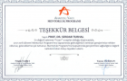 Prof. Dr. Serdar Turhal Dahiliye - İç Hastalıkları sertifikası
