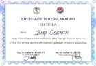Doç. Dr. Bora Coskun Kadın Hastalıkları ve Doğum sertifikası