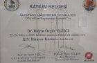 Op. Dr. Bülent Özgür Yazıcı Ortopedi ve Travmatoloji sertifikası
