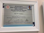 Prof. Dr. Recai Gürbüz Üroloji sertifikası