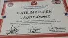 Uzm. Psk. Gökhan Sönmez Psikoloji sertifikası