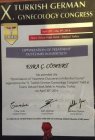 Op. Dr. Esra Çabuk Cömert Kadın Hastalıkları ve Doğum sertifikası