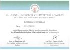 Op. Dr. Melek Büyükkınacı Erol Kadın Hastalıkları ve Doğum sertifikası