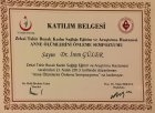 Op. Dr. İrem Güler Özgür Kadın Hastalıkları ve Doğum sertifikası