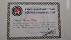 Uzm. Kl. Psk. Savaş Polat Psikoloji sertifikası