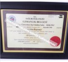 Prof. Dr. Mübin Hoşnuter Plastik Rekonstrüktif ve Estetik Cerrahi sertifikası