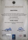 Çocuk Gelişim Uzmanı Fatma Yazıcı Çocuk Gelişim Uzmanı sertifikası