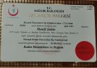 Doç. Dr. Hanifi Şahin Kadın Hastalıkları ve Doğum sertifikası