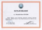 Op. Dr. Mustafa Murat Öztürk Plastik Rekonstrüktif ve Estetik Cerrahi sertifikası