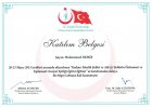 Uzm. Psk. Muhammed Demir Psikoloji sertifikası