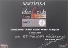 Dt. Müjdat Küçükkaya Diş Hekimi sertifikası