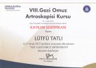 Op. Dr. Lütfü Tatlı Ortopedi ve Travmatoloji sertifikası