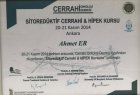 Op. Dr. Ahmet Er Genel Cerrahi sertifikası