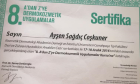Uzm. Dr. Ayşen Sağdıç Coşkuner Dermatoloji sertifikası