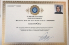 Uzm. Dr. Esin Doğru Geleneksel ve Tamamlayıcı Tıp sertifikası
