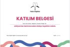 Uzm. Kl. Psk. Gonca Barut Psikoloji sertifikası