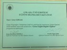 Psk. Dan. Umut Gürcan Psikoloji sertifikası