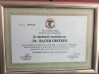 Dr. Hacer Deviren Akupunktur sertifikası