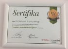 Dt. Mehmet Suphi Çelikoğlu Diş Hekimi sertifikası