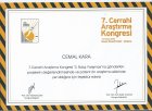 Doç. Dr. Cemal Kara Genel Cerrahi sertifikası