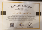 Psk. Cansu Aksoy Yüce Psikoloji sertifikası