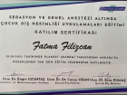 Dt. Fatma Kaya Filizcan Diş Hekimi sertifikası