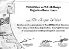Op. Dr. Ergün Yüksel Genel Cerrahi sertifikası
