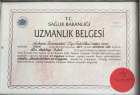 Prof. Dr. Mehtap POLAT Kadın Hastalıkları ve Doğum sertifikası