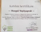 Uzm. Dr. Nurgül Yeşilyaprak Psikiyatri sertifikası