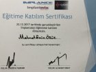 Uzm. Dt. Mehmet Emin Örük Diş Hekimi sertifikası