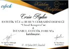 Uzm. Dr. Ersin Aydın Dermatoloji sertifikası