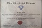 Prof. Dr. Akif Şirikçi Radyoloji sertifikası