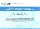 Dr. Mehmet Eken Geleneksel ve Tamamlayıcı Tıp sertifikası