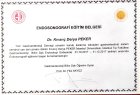 Doç. Dr. Kıvanç Derya Peker Genel Cerrahi sertifikası