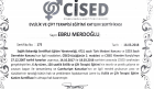 Uzm. Kl. Psk. Ebru Merdoğlu Psikoloji sertifikası