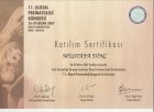 Op. Dr. Mustafa Dinç Kadın Hastalıkları ve Doğum sertifikası