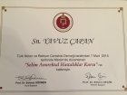 Op. Dr. Mehmet Yavuz Çapan Genel Cerrahi sertifikası